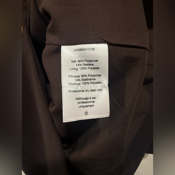 Veronica Beard Orlane Scuba Dickey Blazer in Dark Chocolate Brown size 2 - Picture 13 of 15